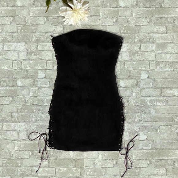 SOLD | 🔥SALE🔥 NWT Tie-up Strapless Adjustable Bodycon Mini Dress - Picture 10 of 13